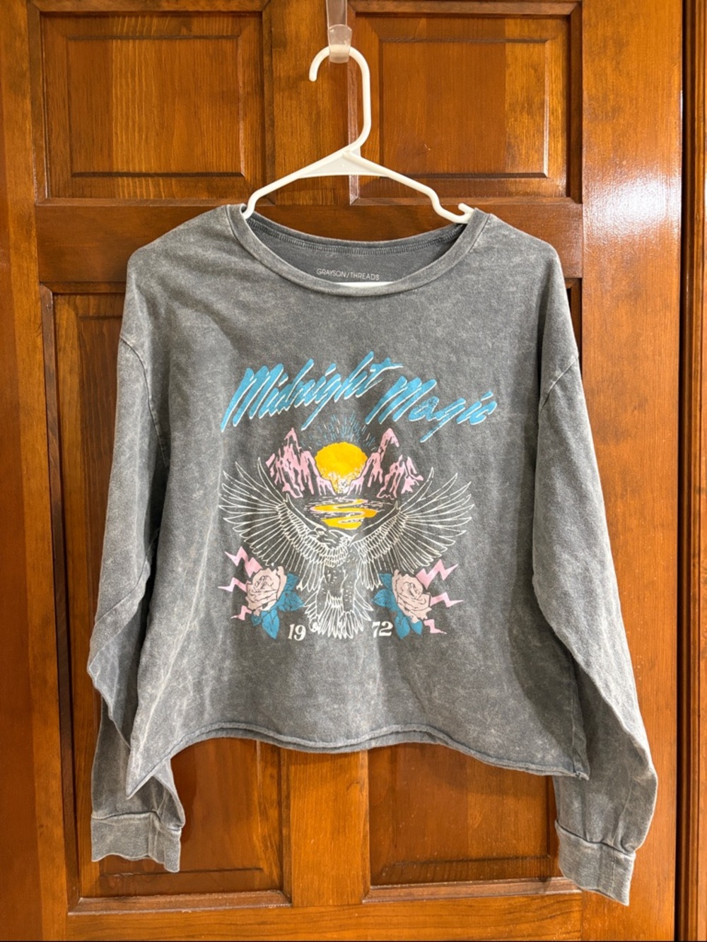 Grayson Threads Midnight Magic Graphic Cropped Tee